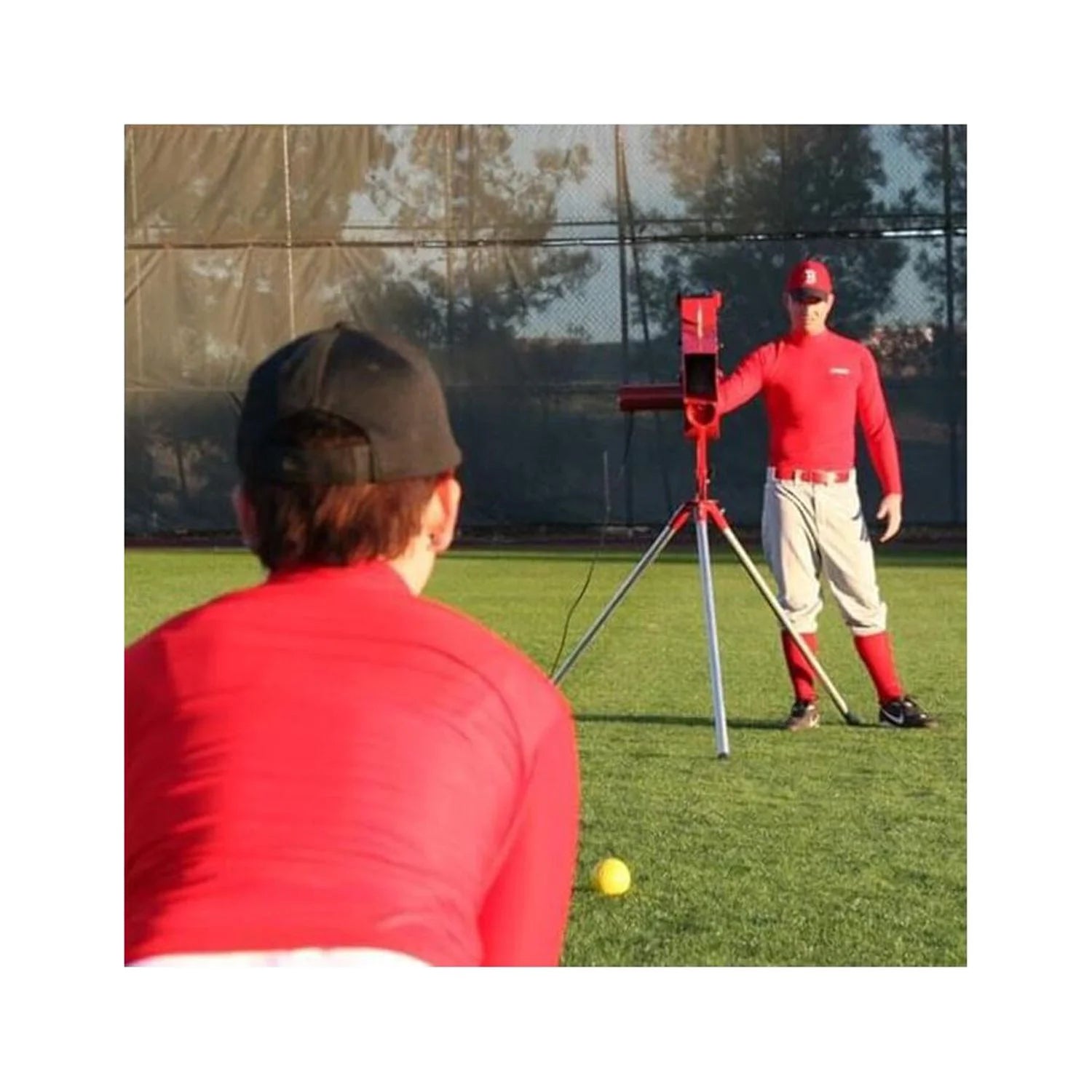 Softball Pitching Machine with 9 Ball Automatic Feeder A93203