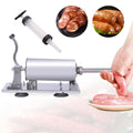 8LBS/4L Manual Stainless Steel Sausage Stuffer D347