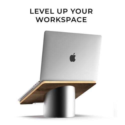 Black Walnut Wood Laptop Stand M827015