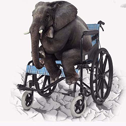 Extra-Wide Heavy Duty Bariatric Folding Wheelchair, 20" Wide Seat, Blue C49988