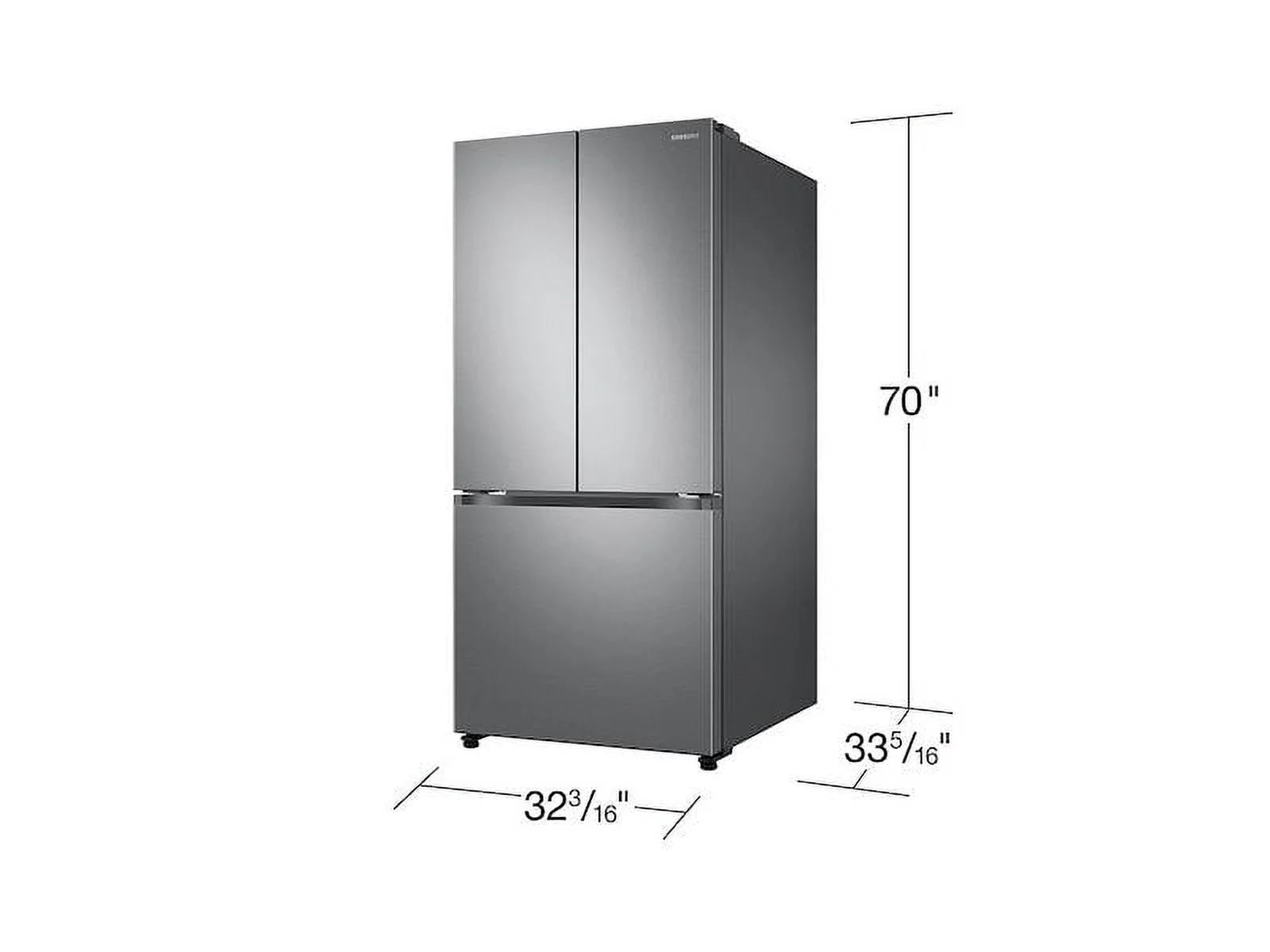 French Door Freestanding Refrigerator Stainless Steel L82376