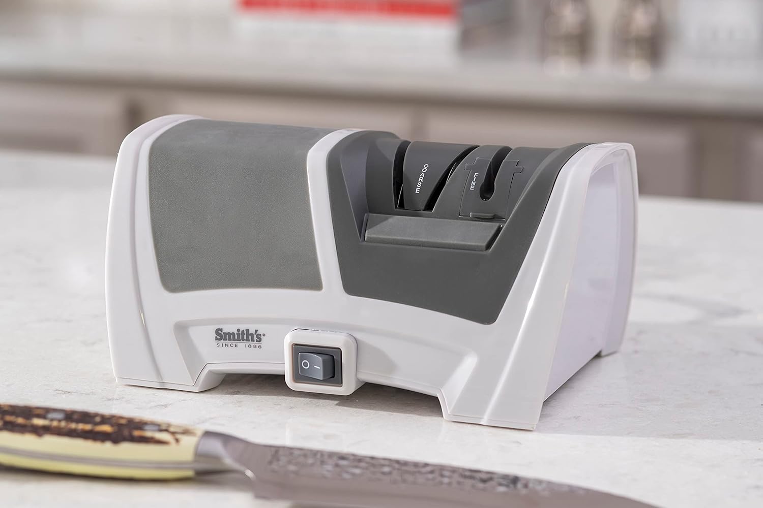 Gray/White Electric Knife Sharpener V898522