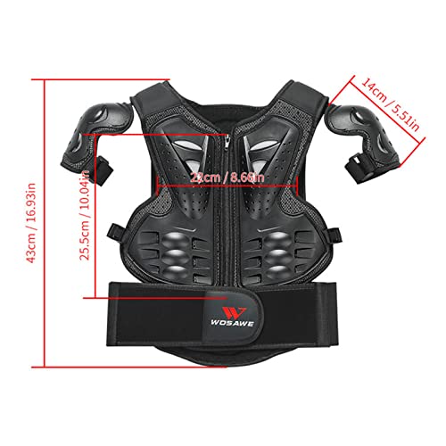 Kids Protective Armor Chest Spine Protector Vest R5012