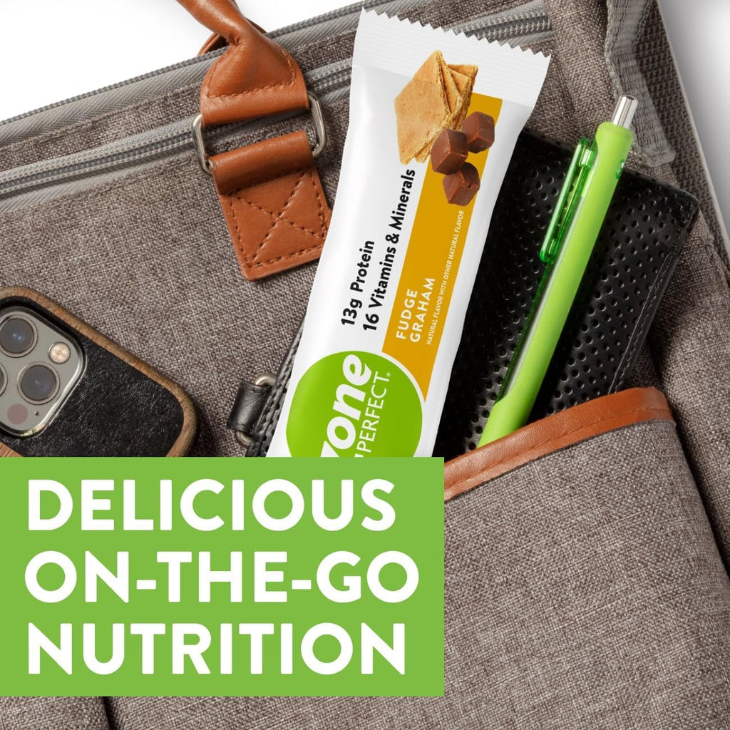 18 Bars Fudge Graham Protein Bars with 13g Protein E3463