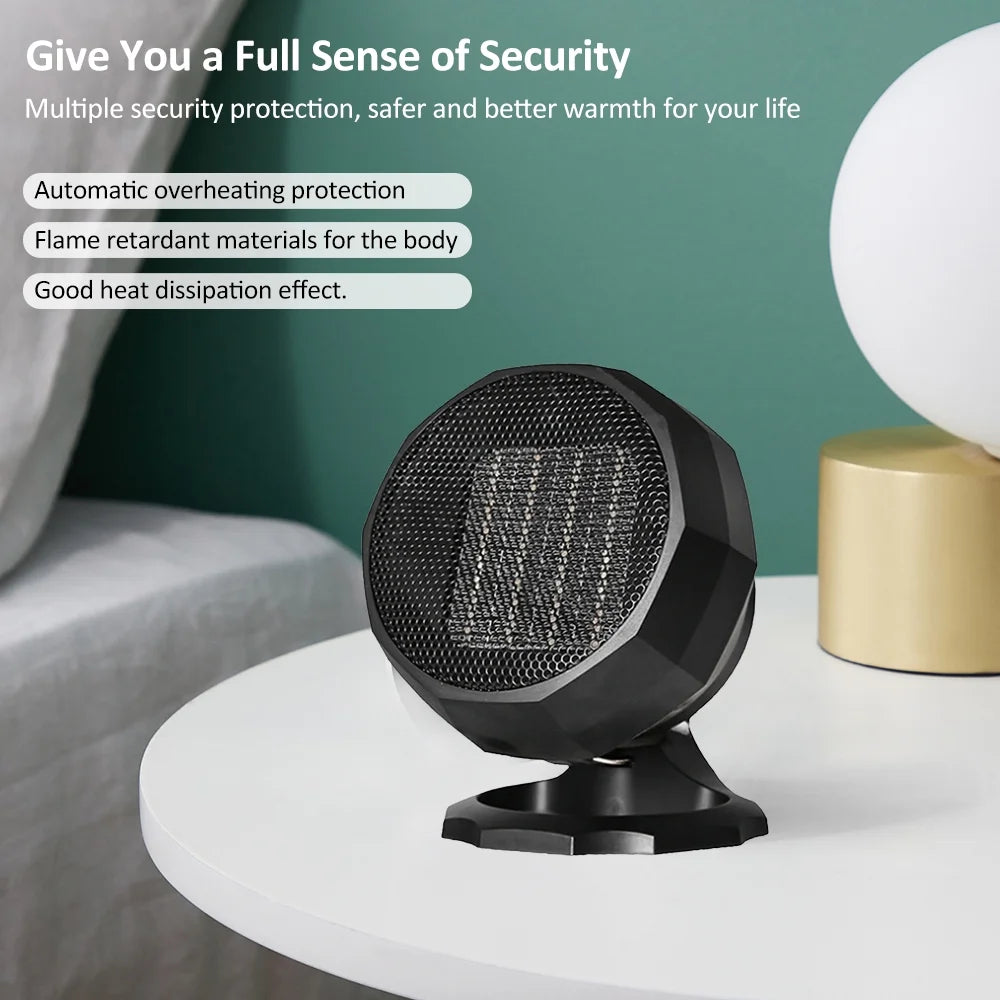 Small Desktop Shaking Heater Space Heater Electric Warmer Z2254