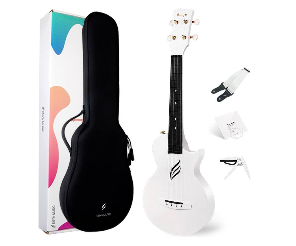 White Carbon Ukulele D6030