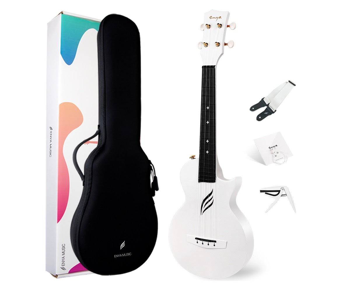 White Carbon Ukulele D6030