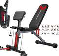Adjustable Weight Bench, 800LBS Foldable Incline Decline Bench Z5126