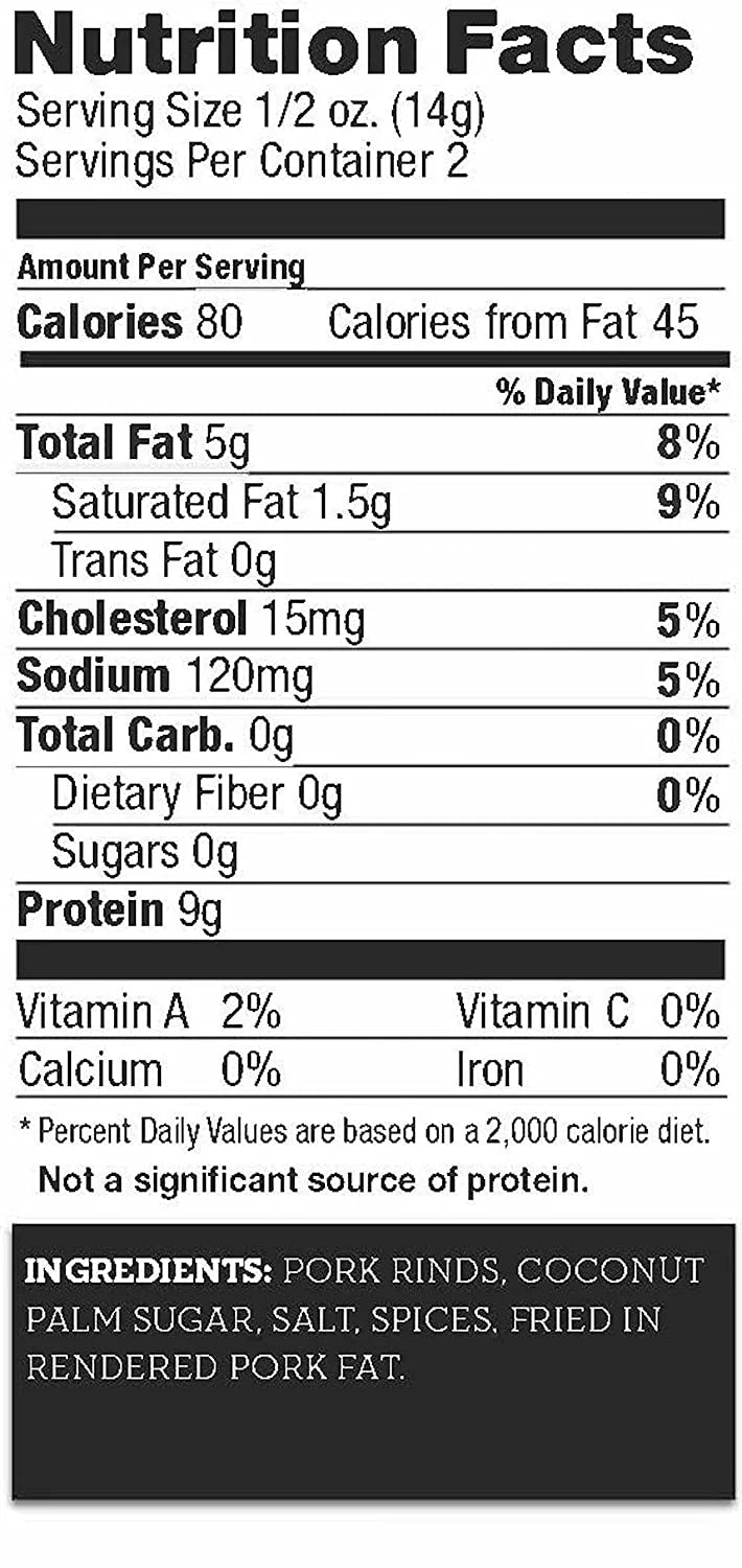 2.5 oz Pack of 3 Fried Pork Rinds Z48732
