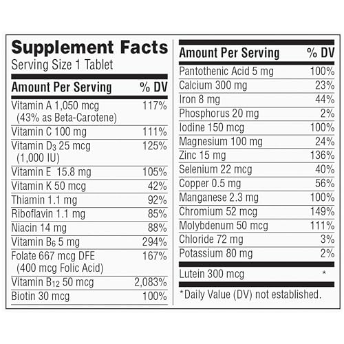 Women's Multivitamin 100 Count J178