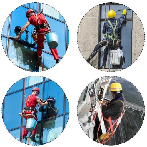Rope Pulley Hoist 2200 lbs, Heavy Duty Pulley, 8:1 Power Pulley Block and Tackle System J175102