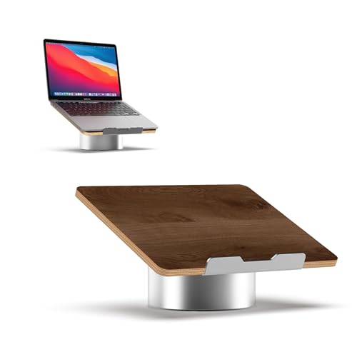 Black Walnut Wood Laptop Stand M827015