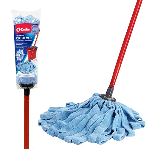Blue/Red Microfiber Wet Mop I600301