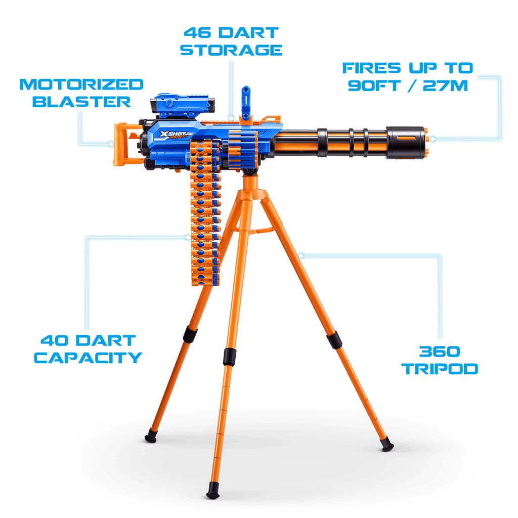 72 Dart Motorized Plastic Dart Blaster Y30749
