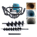 52cc Gas Powered Earth Auger Post Hole Digger Drill 4inch 6inch 8inch Bits N19035
