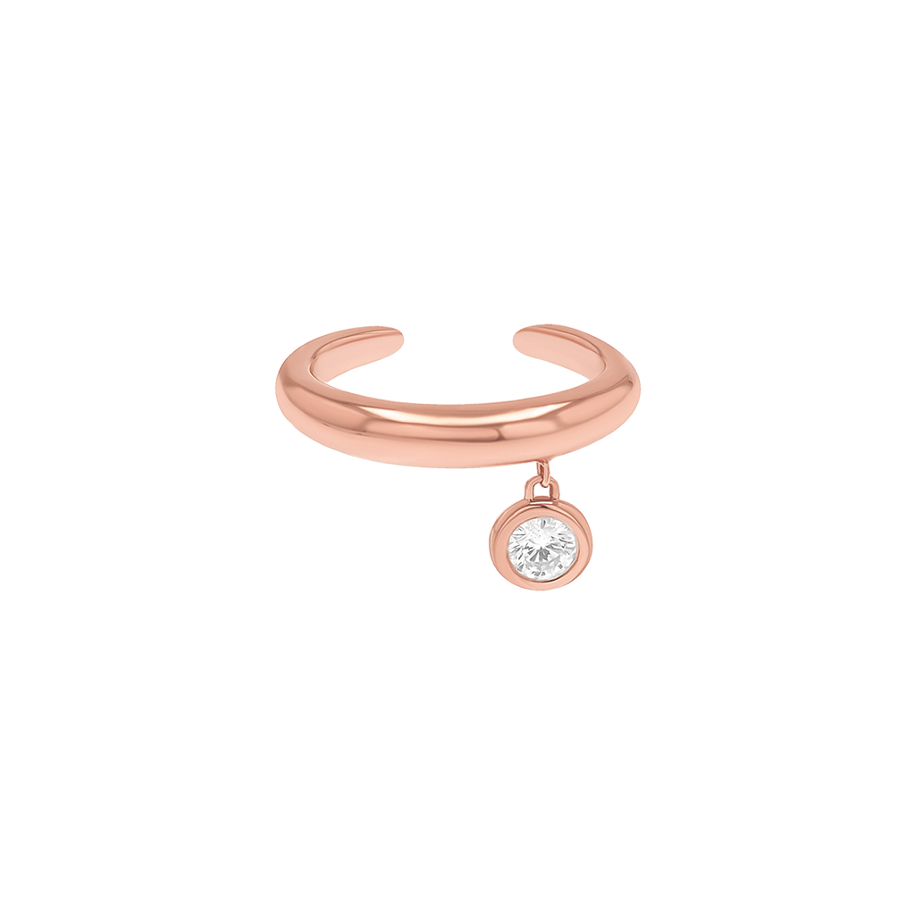 Diamond Drop Ear Cuff T272