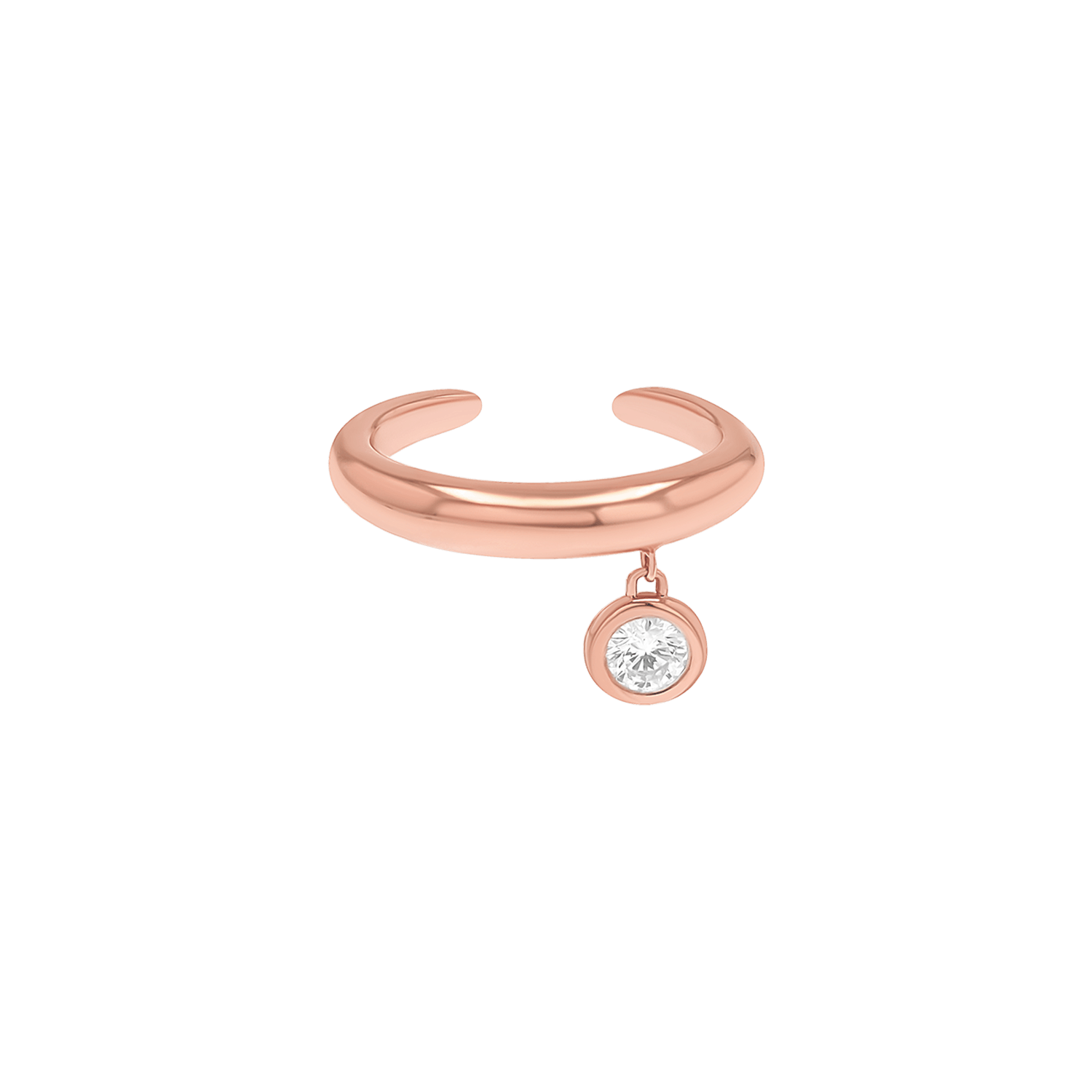 Diamond Drop Ear Cuff T272