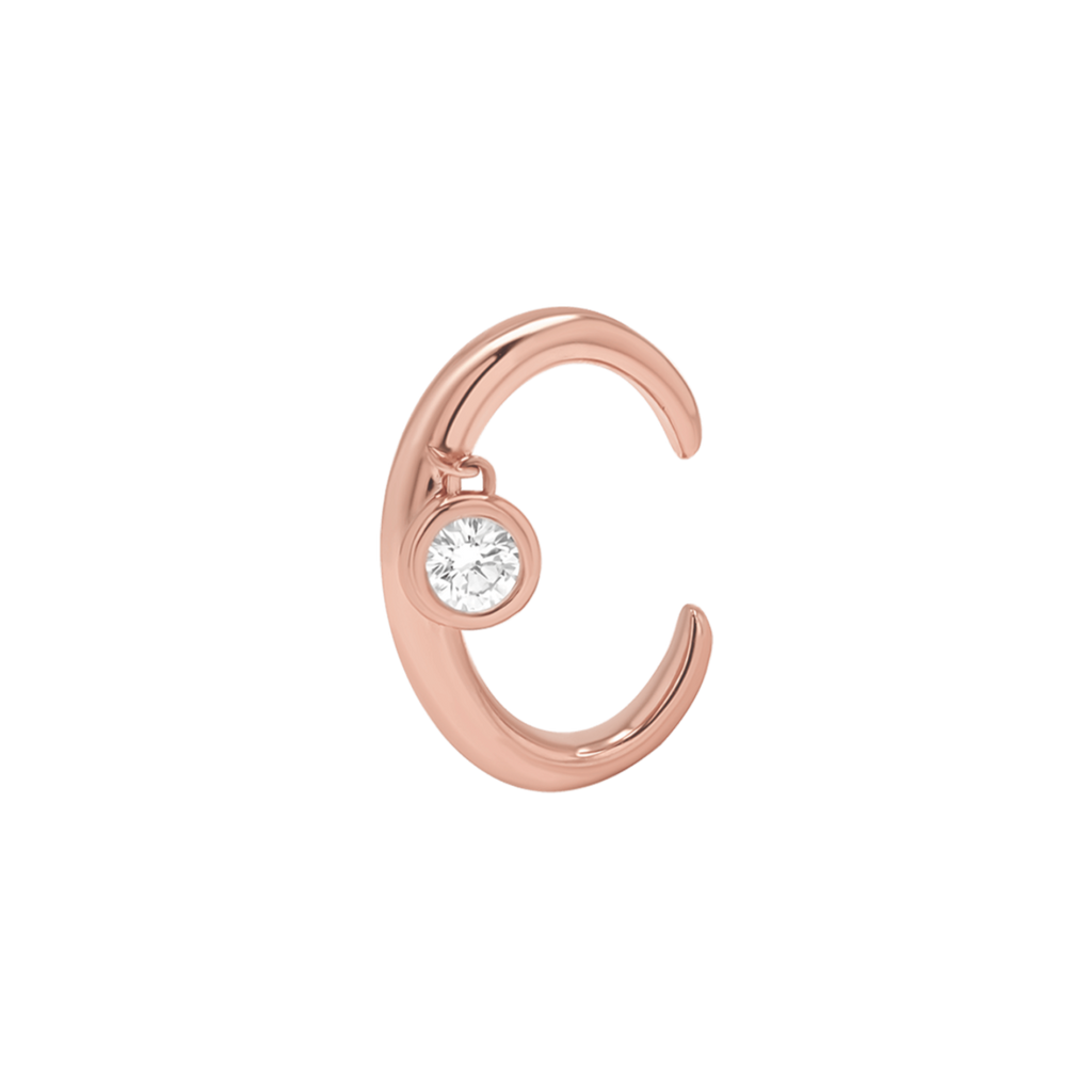Diamond Drop Ear Cuff T272