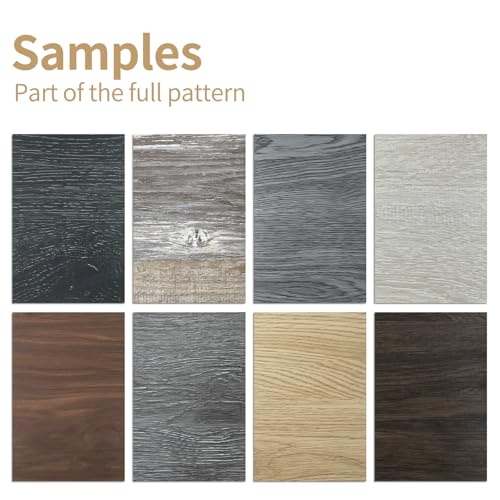 Peel and Stick Vinyl Flooring 36pcs 6"×36" Wood Effect Waterproof X872