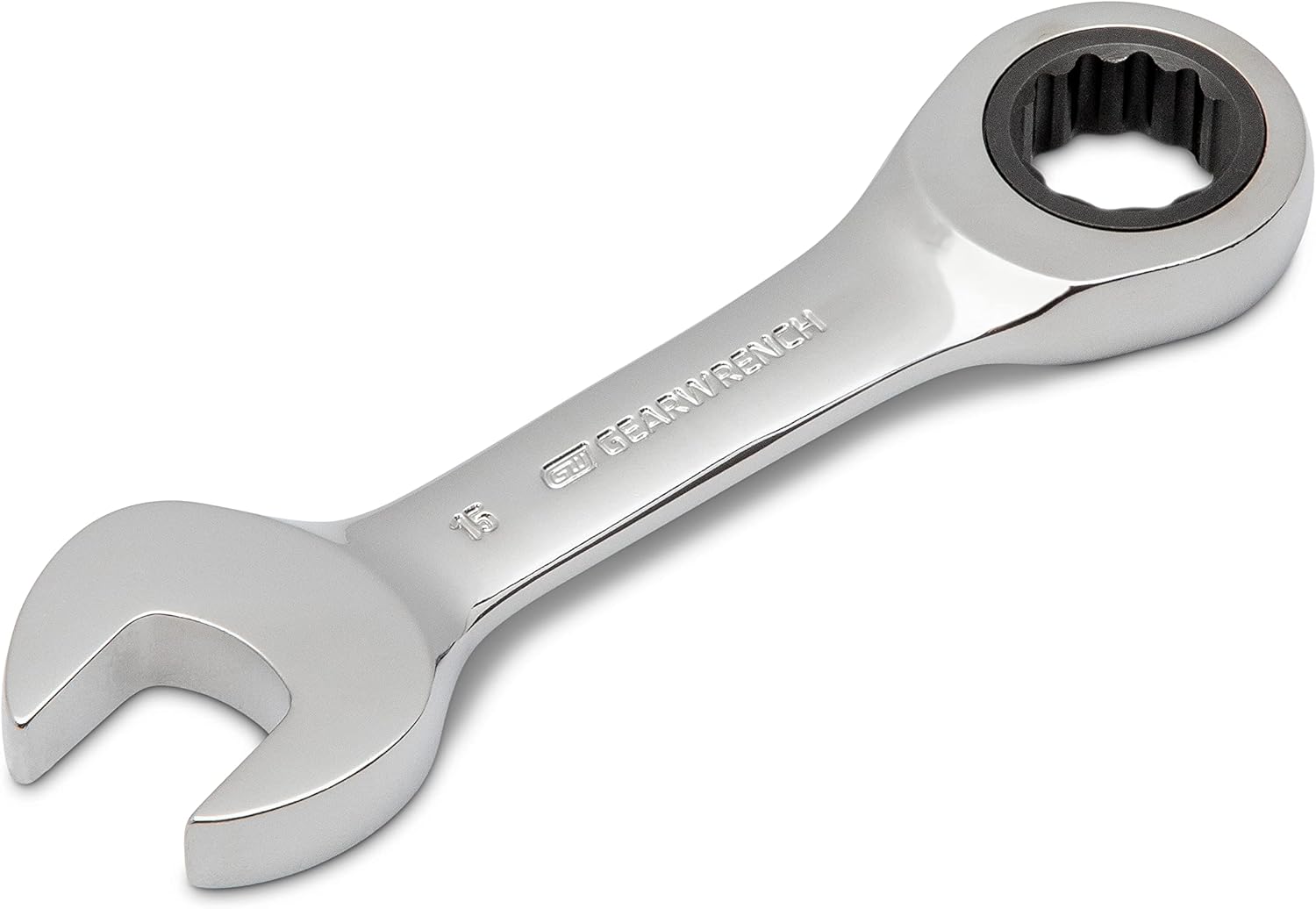 10 Pc. 12 Pt. Stubby Ratcheting Combination Wrench Set, Metric H663261