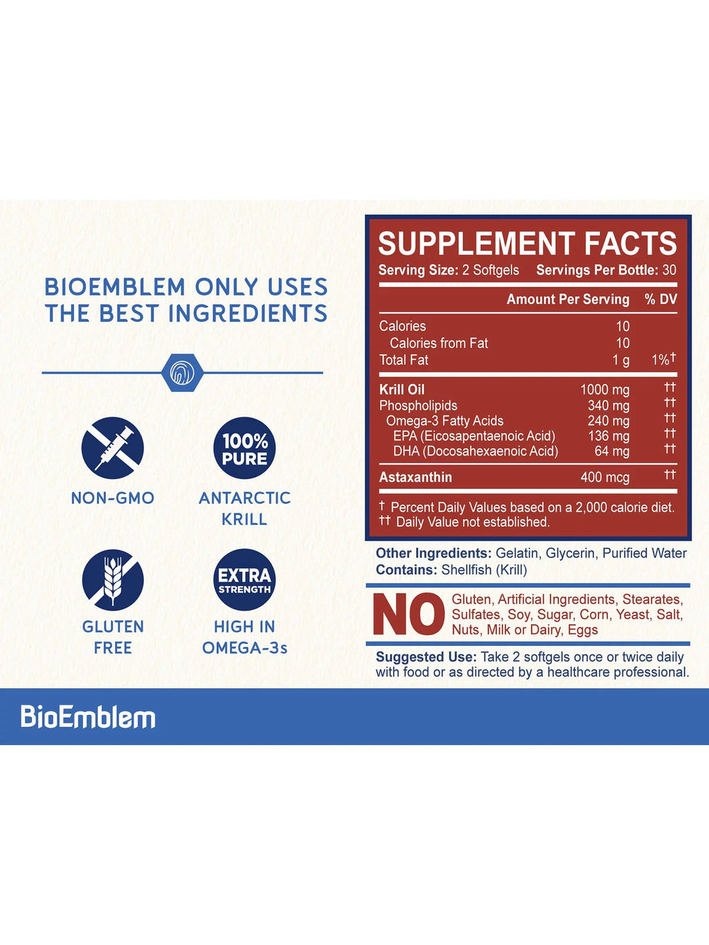 Triple Magnesium Glycinate, Malate, Citrate and Antarctic Krill Oil P252