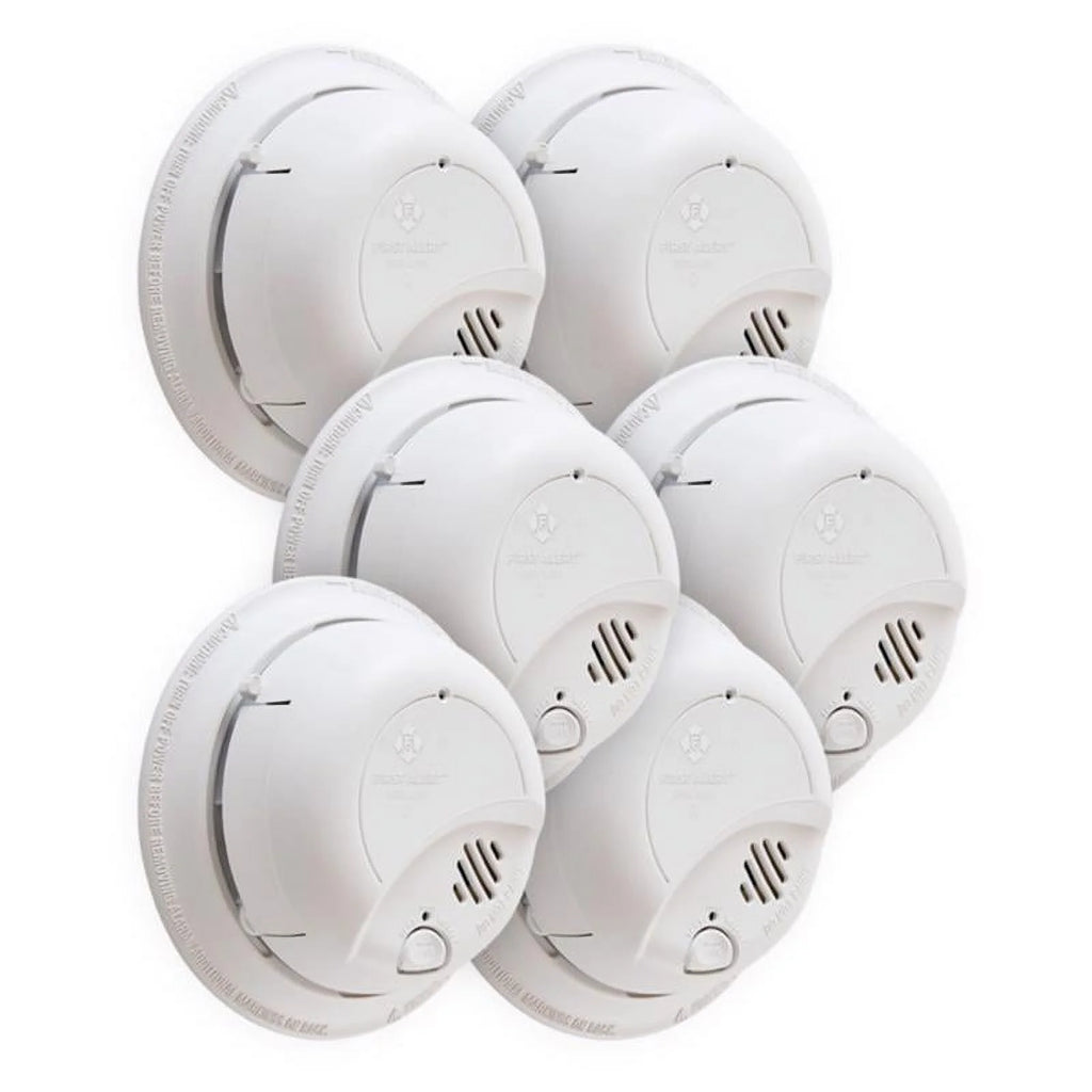 Hard-Wired Ionization Smoke Fire Detector with Battery Back-up O66267