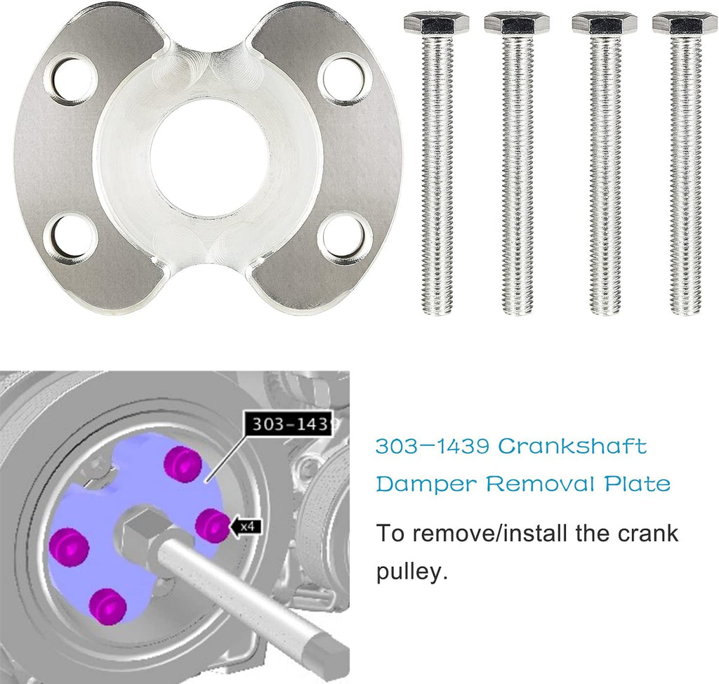 Crankshaft Crank Puller Pulley Set for 3.0lt V6 & 5.0lt V8 E483