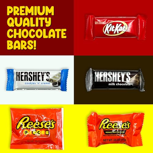 Bulk Chocolate Candy Mix Miniature Size - 5 Pounds Approx 210 pieces O5507