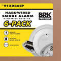 Hard-Wired Ionization Smoke Fire Detector with Battery Back-up O66267