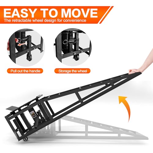 Black Heavy Duty Steel Car Ramps 2 Pack A8662