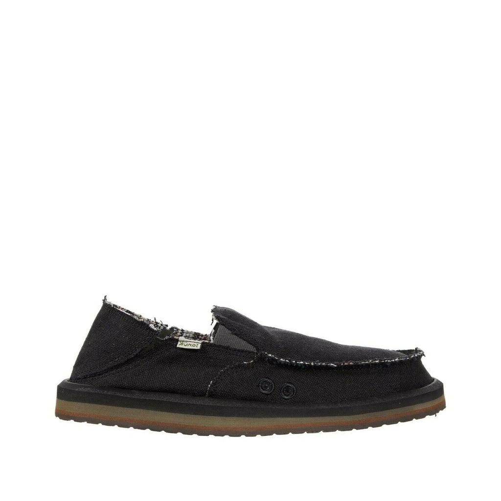 Black Hemp Shoes Y395