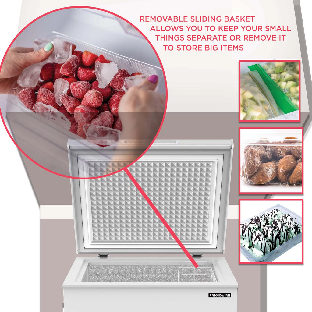 White 5.0 Cu. ft. Chest Freezer N728660