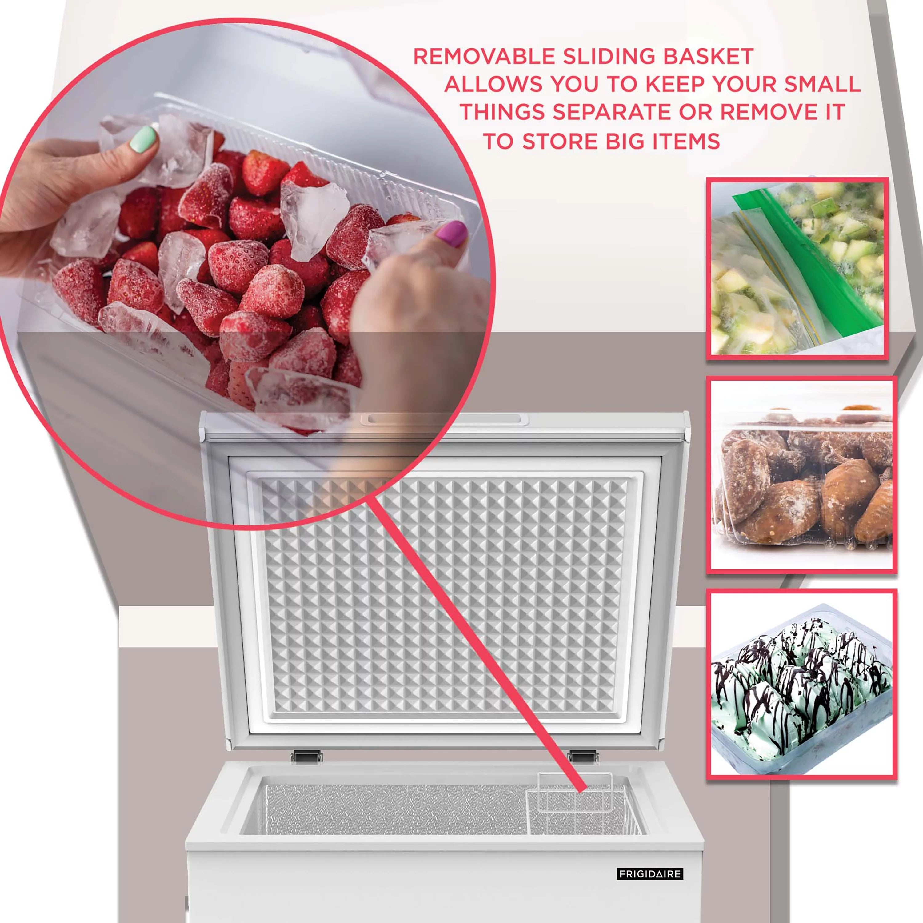 White 5.0 Cu. ft. Chest Freezer N728660
