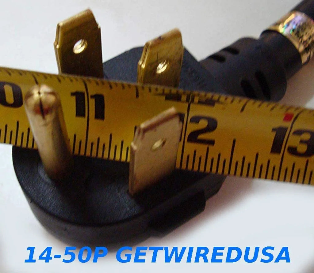 Old 14-50P 4-Pin Male Plug to New Female 5-15R Power Cord Adapter C221