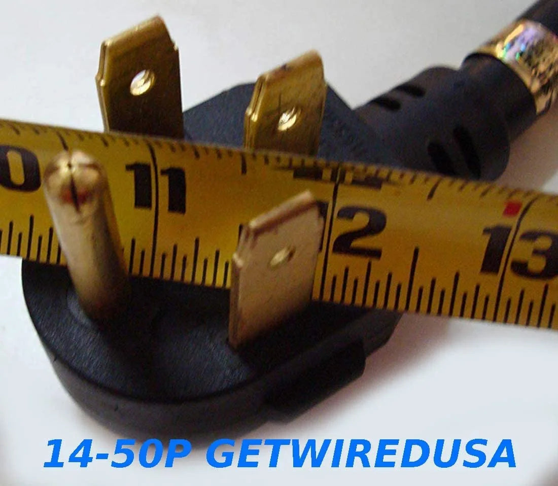 Old 14-50P 4-Pin Male Plug to New Female 5-15R Power Cord Adapter C221