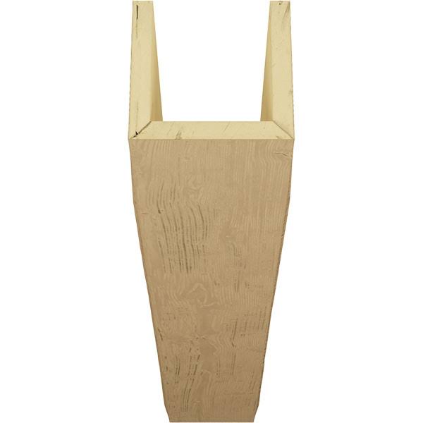 12x22W x 12x22H x 8&L 3-Sided Faux Wood Ceiling Beam V6547
