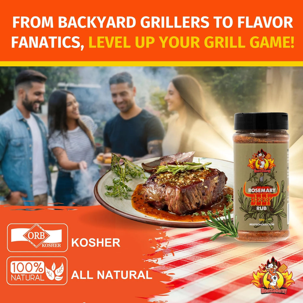 Rosemary Beef BBQ Rub, 12 Oz C653