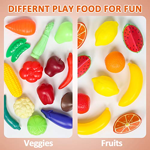 143Pcs Play Food Set with Storage Bag Q983082