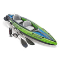 Inflatable Kayak with PVC, Adjustable Seat with Backrest, Removable Skeg, Cargo Storage Net T39000