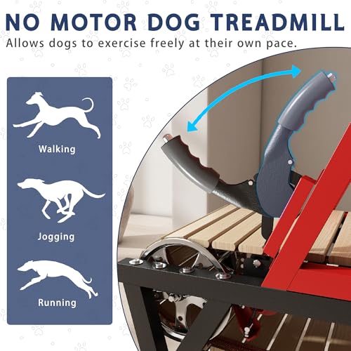 Non-Electric Slatmill Dog Treadmill for Medium/Large Dogs B59503