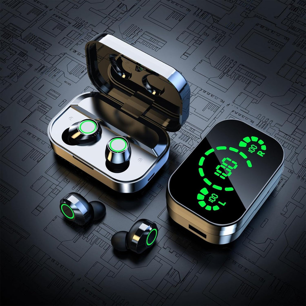 Wireless Earbuds Bluetooth 5.3 IPX4 Waterproof Stereo Earphones with Charging Case Y689