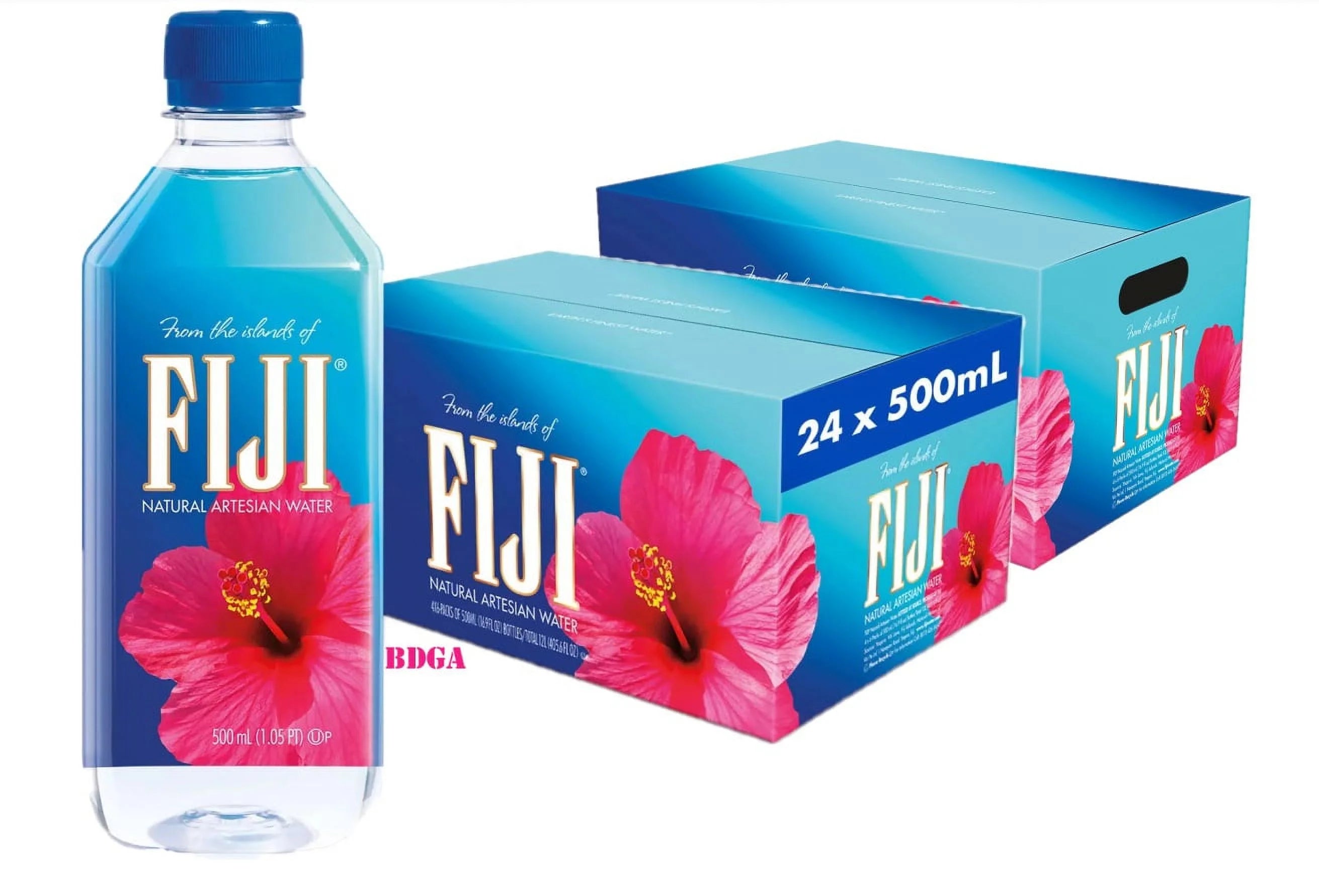 2 Pack Fiji Natural Artesian Water 16.9oz 24pk B9073
