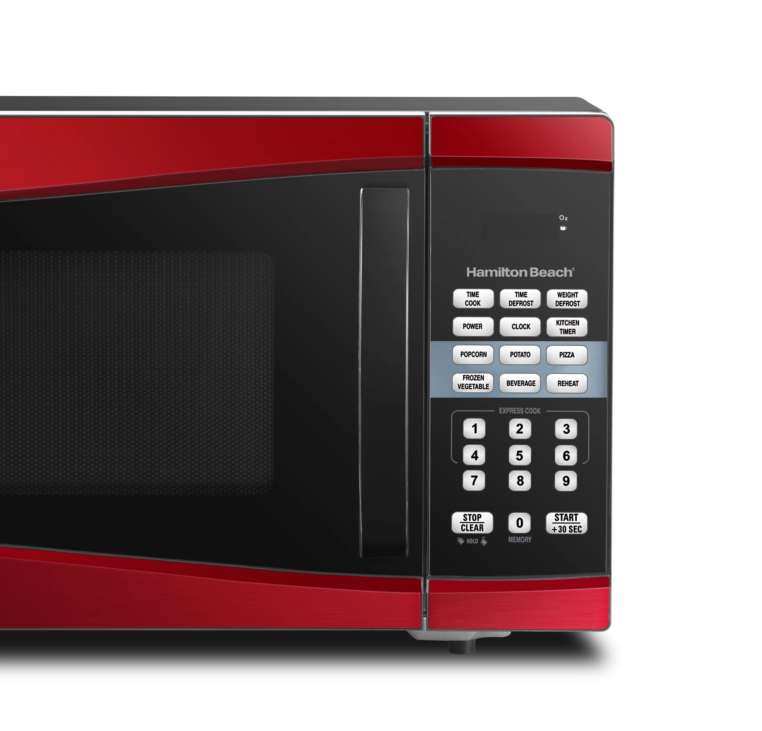 0.9 Cu. ft. 900W Red Microwave Oven C809