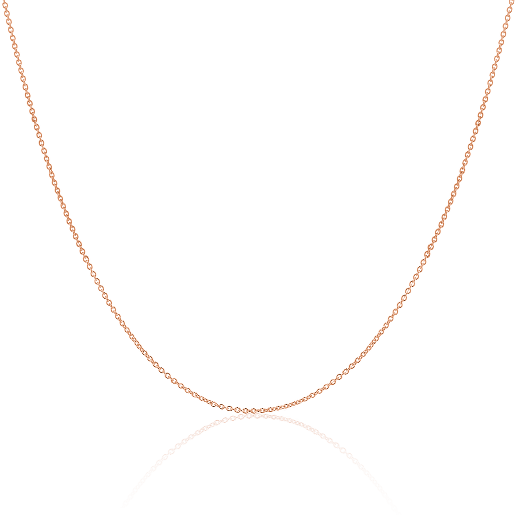 14K Gold Cable Chain Necklace I211346