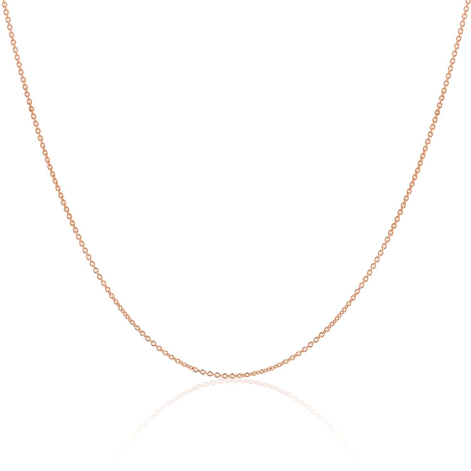 14K Gold Cable Chain Necklace I211346