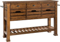 60.5" Three Drawers Copper Sideboard K158