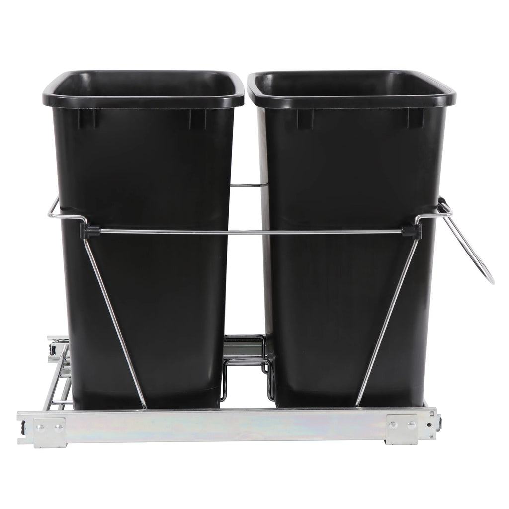 Dual 35Qt Pullout Trash Can A507