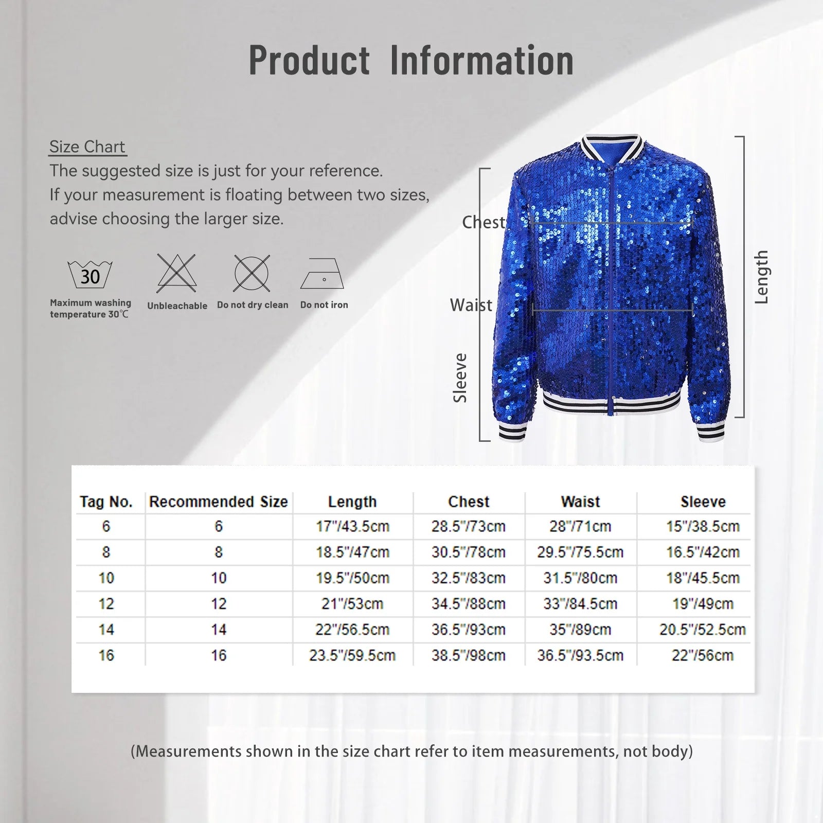 Gold 14 Girls Sparkle Bomber Flight Jacket J75921