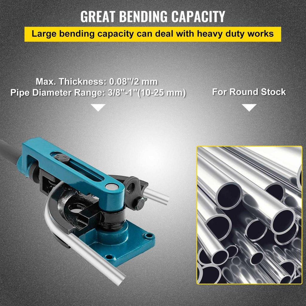 3/8 to 1 Manual Pipe Tube Bender with 7 Dies R550