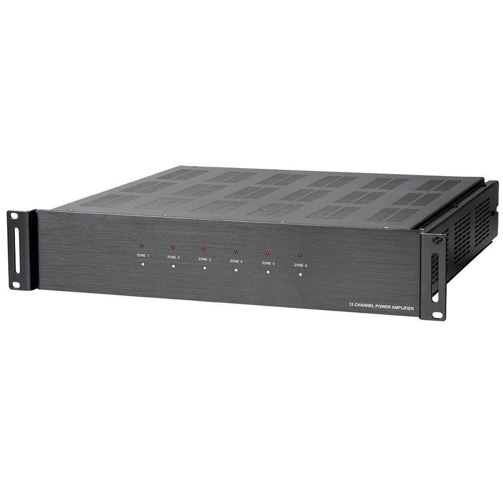 6 Zone 12 Channel Amplifier with RS232 and 70V and 4-Ohm Output Z6341